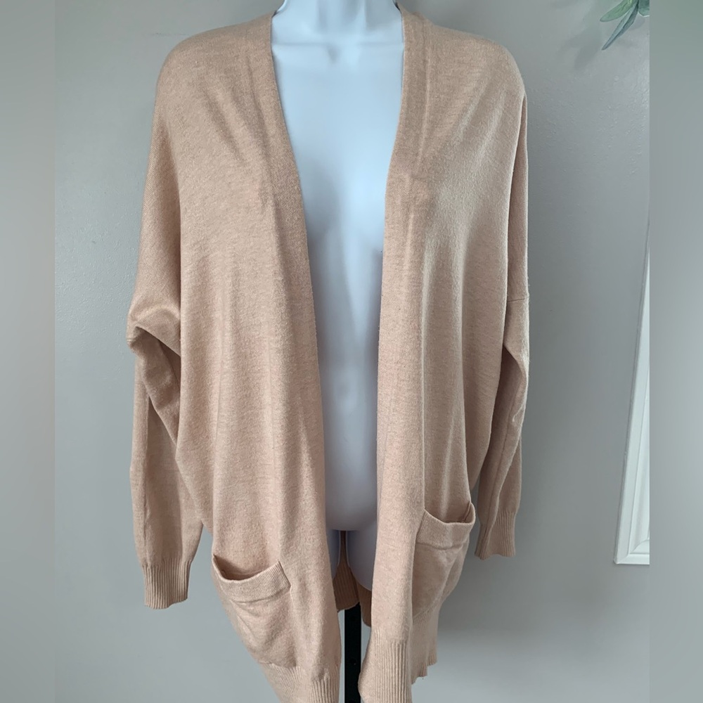Dreamers Women's Blush Pink Open-Front Cardigan